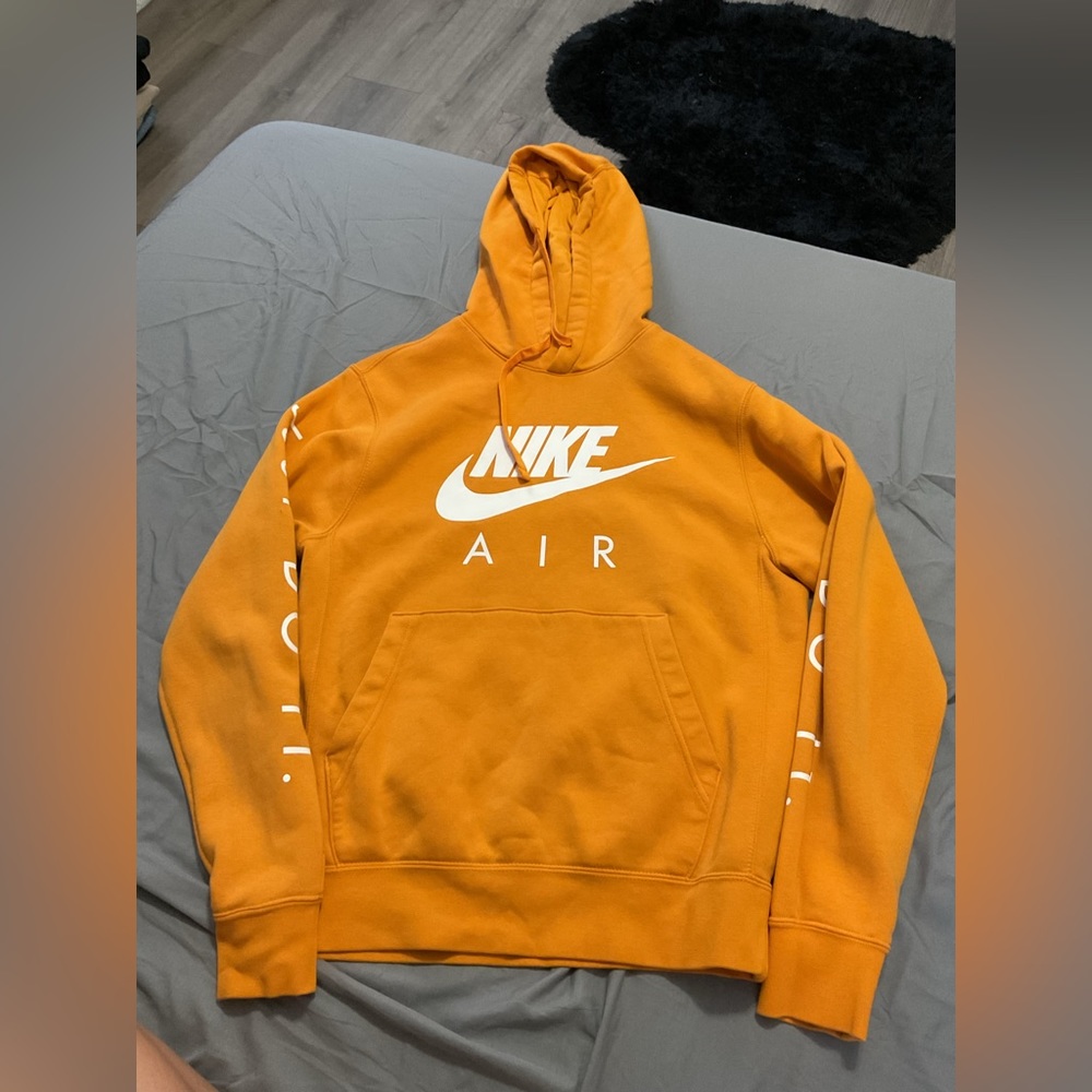 orange nike hoodie